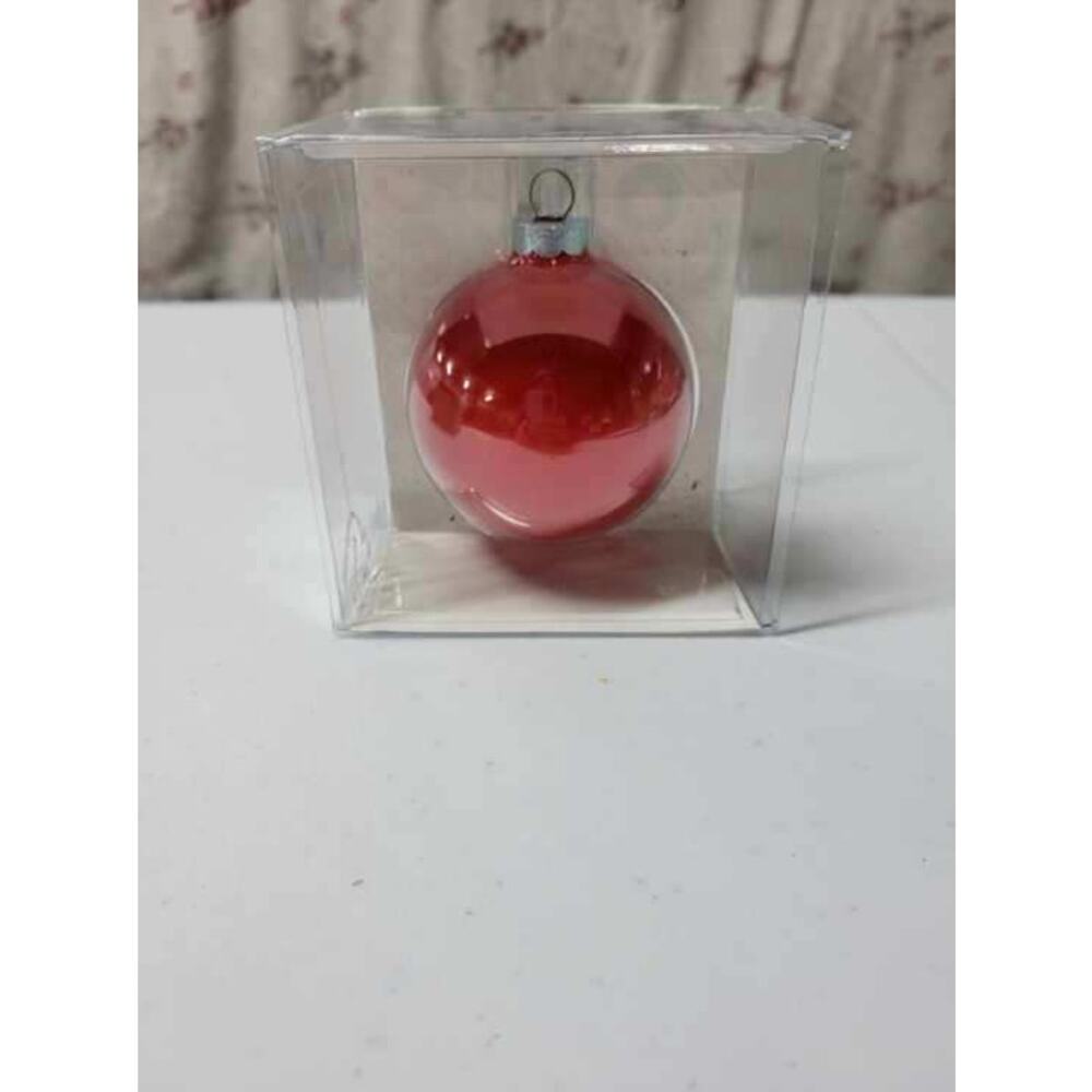 Vtg Chicago Bulls NBA Glass Christmas Ball Ornament Sports Collector Series NIB - Picture 3 of 5